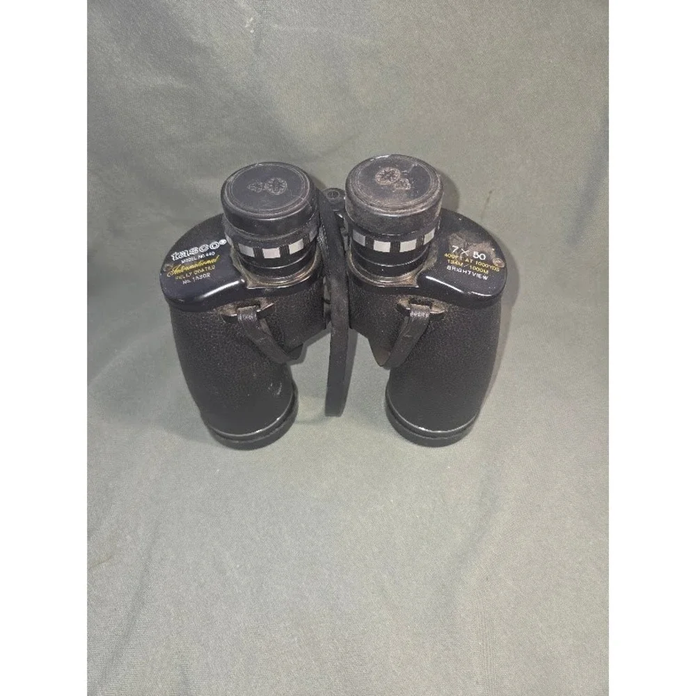 Tasco International Model No 440 Binoculars 7x50 Bright View Fully Coated Black